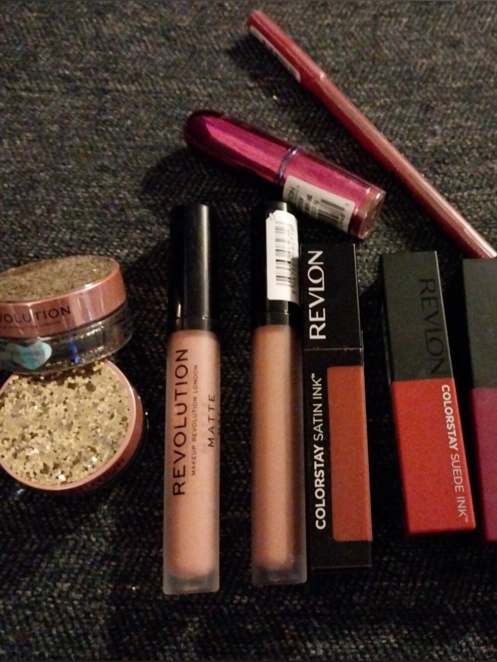 ARevolution Lip Set in Nude, Pink and Gold Glitter